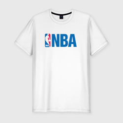 Мужская футболка хлопок Slim NBA