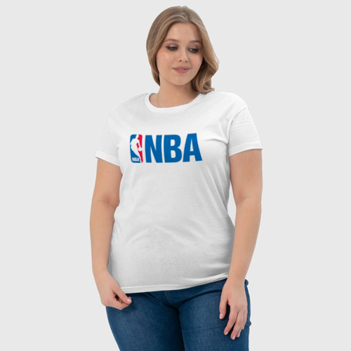 Женская футболка хлопок NBA - фото 6