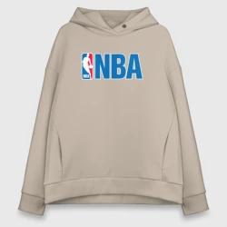 Женское худи Oversize хлопок NBA
