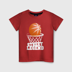 Детская футболка хлопок Баскетбол