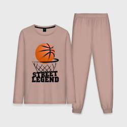 Мужская пижама с лонгсливом хлопок Баскетбол