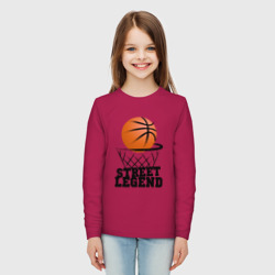 Детский лонгслив хлопок Баскетбол - фото 2