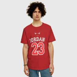 Мужская футболка хлопок Oversize Jordan - фото 2