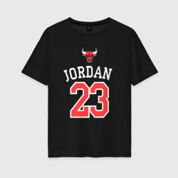 Женская футболка хлопок Oversize Jordan