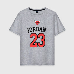 Женская футболка хлопок Oversize Jordan