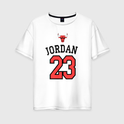 Женская футболка хлопок Oversize Jordan