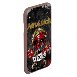 Чехол для iPhone XS Max матовый Metallica - фото 2