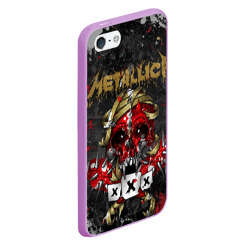 Чехол для iPhone 5/5S матовый Metallica - фото 2