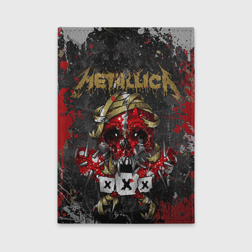 Обложка для автодокументов Metallica, цвет черный