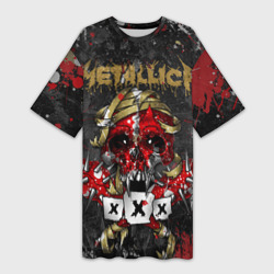 Платье-футболка 3D Metallica
