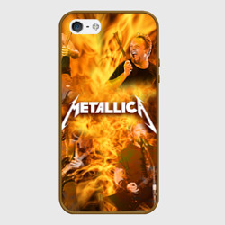 Чехол для iPhone 5/5S матовый Metallica