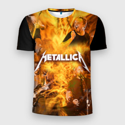 Мужская футболка 3D Slim Metallica