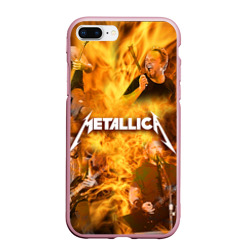 Чехол для iPhone 7Plus/8 Plus матовый Metallica