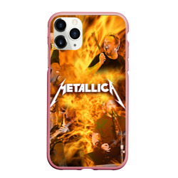 Чехол для iPhone 11 Pro Max матовый Metallica