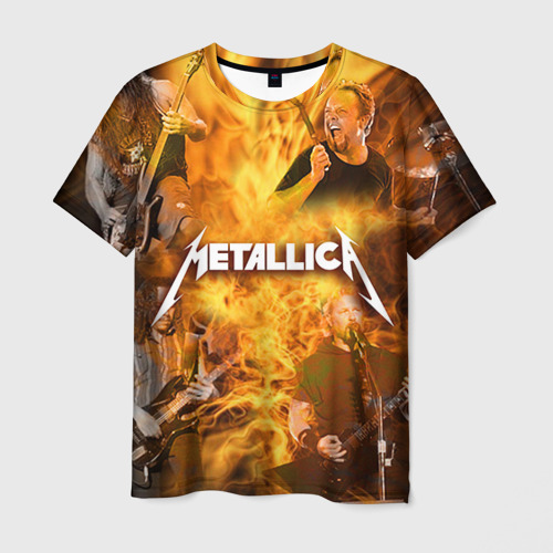 Мужская футболка 3D METALLICA Фото 01 Мужская футболка 3D METALLICA Фото 01
