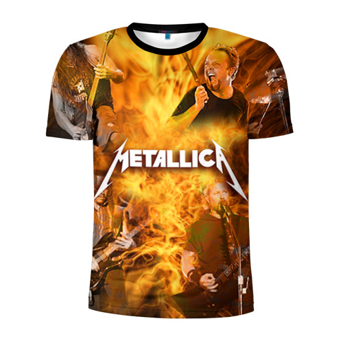 Мужская футболка 3D спортивная METALLICA Фото 01 Мужская футболка 3D спортивная METALLICA Фото 01