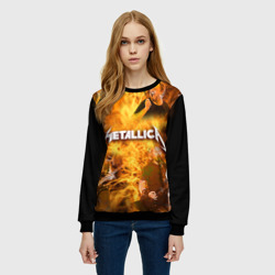 Женский свитшот 3D Metallica - фото 2