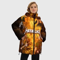 Женская зимняя куртка Oversize Metallica - фото 2