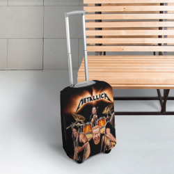 Чехол для чемодана 3D Metallica - фото 2