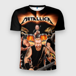 Мужская футболка 3D Slim Metallica