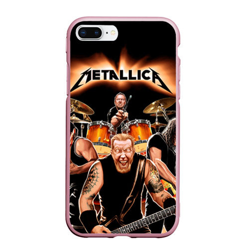 Чехол для iPhone 7Plus/8 Plus матовый Metallica