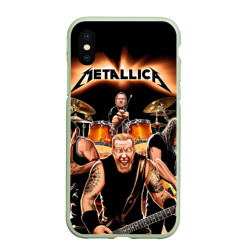 Чехол для iPhone XS Max матовый Metallica