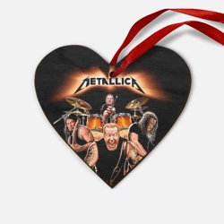 Деревянная игрушка Сердце Metallica
