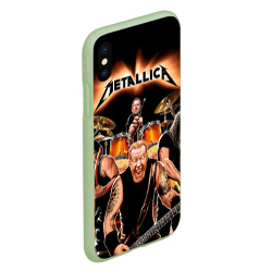 Чехол для iPhone XS Max матовый Metallica - фото 2