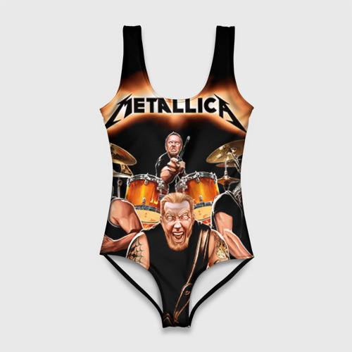 Женский купальник 3D Metallica, цвет 3D печать