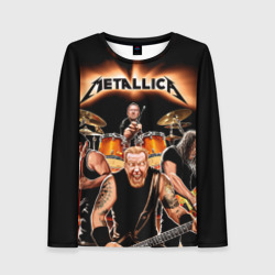 Женский лонгслив 3D Metallica