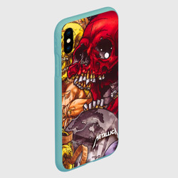 Чехол для iPhone XS Max матовый Metallica - фото 2