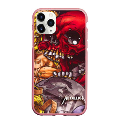 Чехол для iPhone 11 Pro Max матовый Metallica