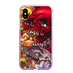 Чехол для iPhone XS Max матовый Metallica