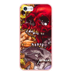 Чехол для iPhone 5/5S матовый Metallica