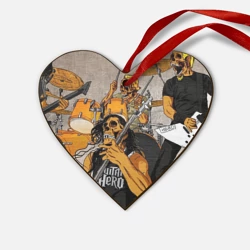 Деревянная игрушка Сердце Metallica