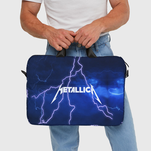 Сумка для ноутбука 3D Metallica, цвет 3D печать - фото 5