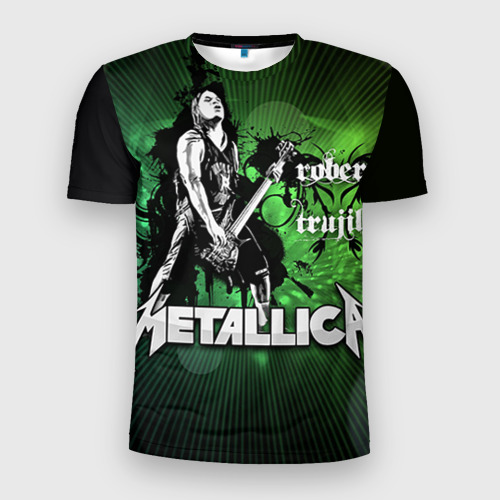 Мужская футболка 3D Slim Metallica, цвет 3D печать