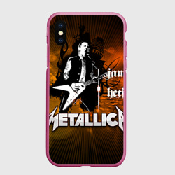 Чехол для iPhone XS Max матовый Metallica