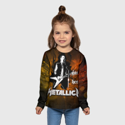 Детский лонгслив 3D Metallica - фото 2