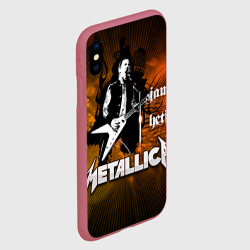 Чехол для iPhone XS Max матовый Metallica - фото 2