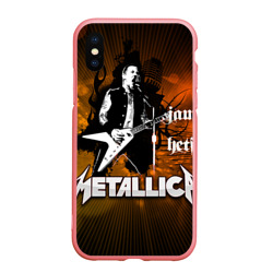 Чехол для iPhone XS Max матовый Metallica