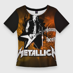 Женская футболка 3D Slim Metallica