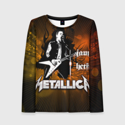 Женский лонгслив 3D Metallica