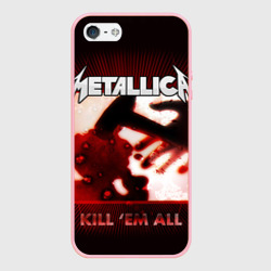 Чехол для iPhone 5/5S матовый Metallica