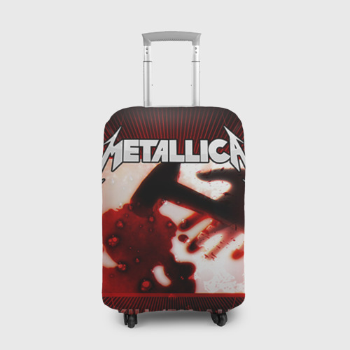 Чехол для чемодана 3D Metallica, цвет 3D печать