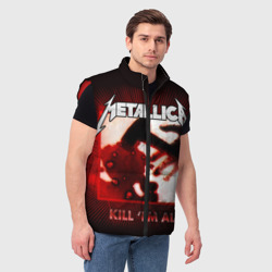 Мужской жилет утепленный 3D Metallica - фото 2