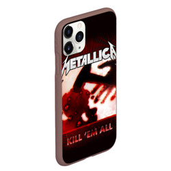 Чехол для iPhone 11 Pro Max матовый Metallica - фото 2