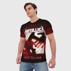 Мужская футболка 3D Metallica - фото 2