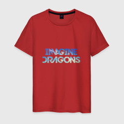 Мужская футболка хлопок Imagine dragons sky