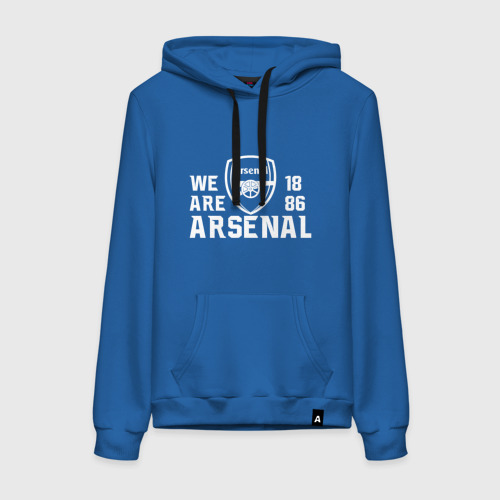 Женская толстовка хлопок We are Arsenal, цвет синий